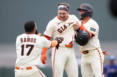 Sencillo de Bailey en la noveno da victoria 3-2 a Gigantes sobre Rangers